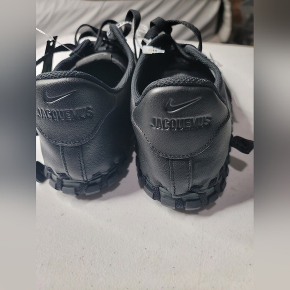 Nike x Jacquemus J Force 1 Low Black Shoes women’s 12 1/2 Mens 11 1/2 - Picture 4 of 8